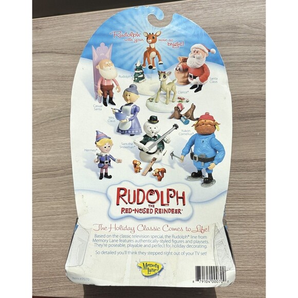 Memory Lane Rudolph the Red Nosed Reindeer Mrs. Claus Poseable 2006 Damaged Box - Picture 2 of 6